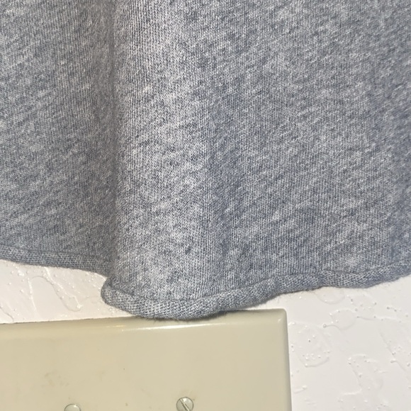 Free People We The Free top grey with lace detail size M - Picture 9 of 12